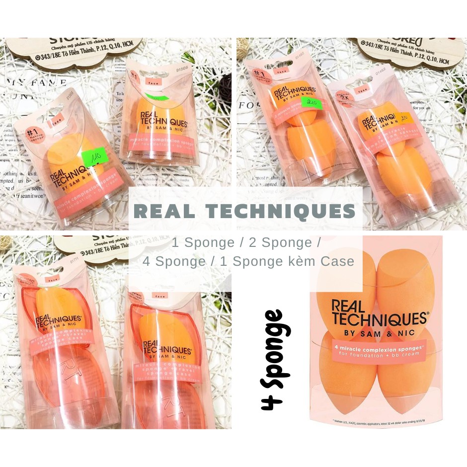 Bông mút trang điểm Real Techniques Sponge