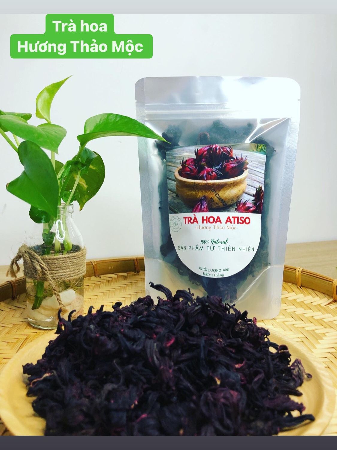 Trà Atiso sấy lạnh (Tốt cho sức khoẻ) - Trà Hoa Natural Thảo Mộc