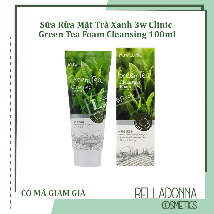 Sữa Rửa Mặt 3w Clinic Foam Cleansing 100ml