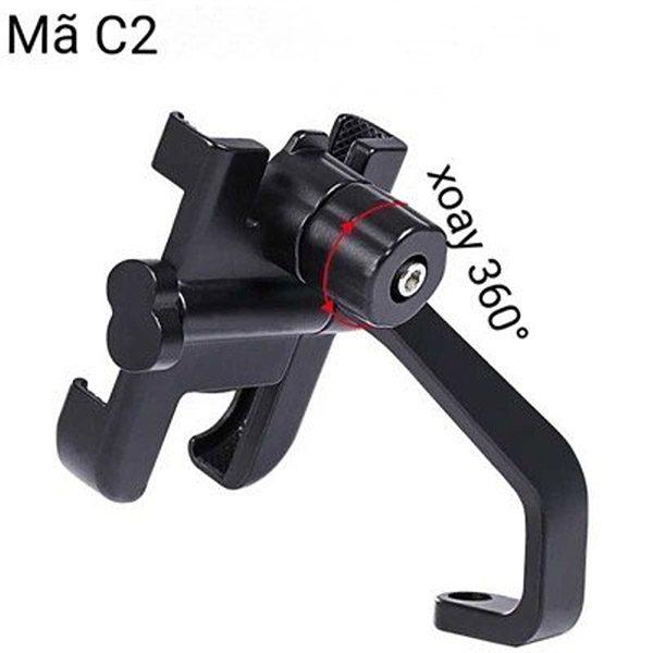 Kẹp điện thoại cho xe máy C2 (giá đỡ điện thoại)