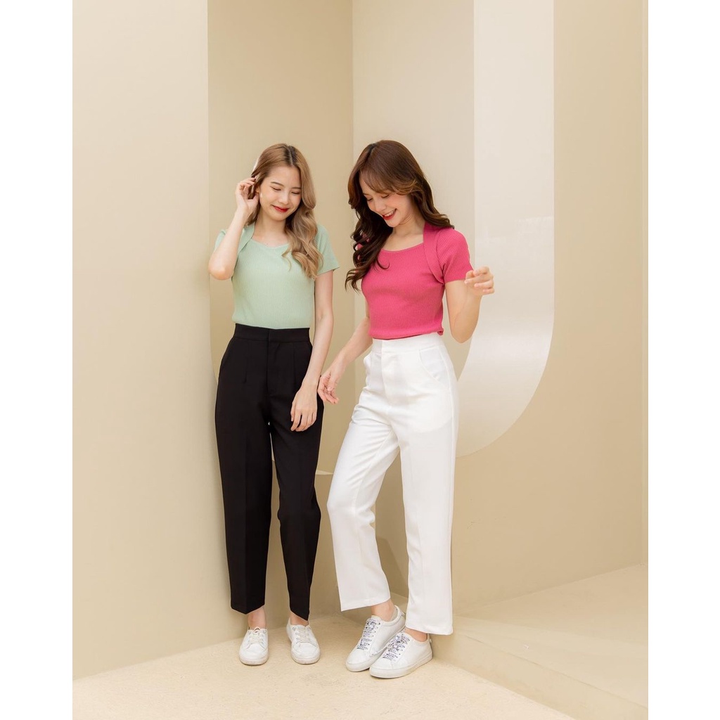 Ligam - quần ống đứng 6 màu boni pants