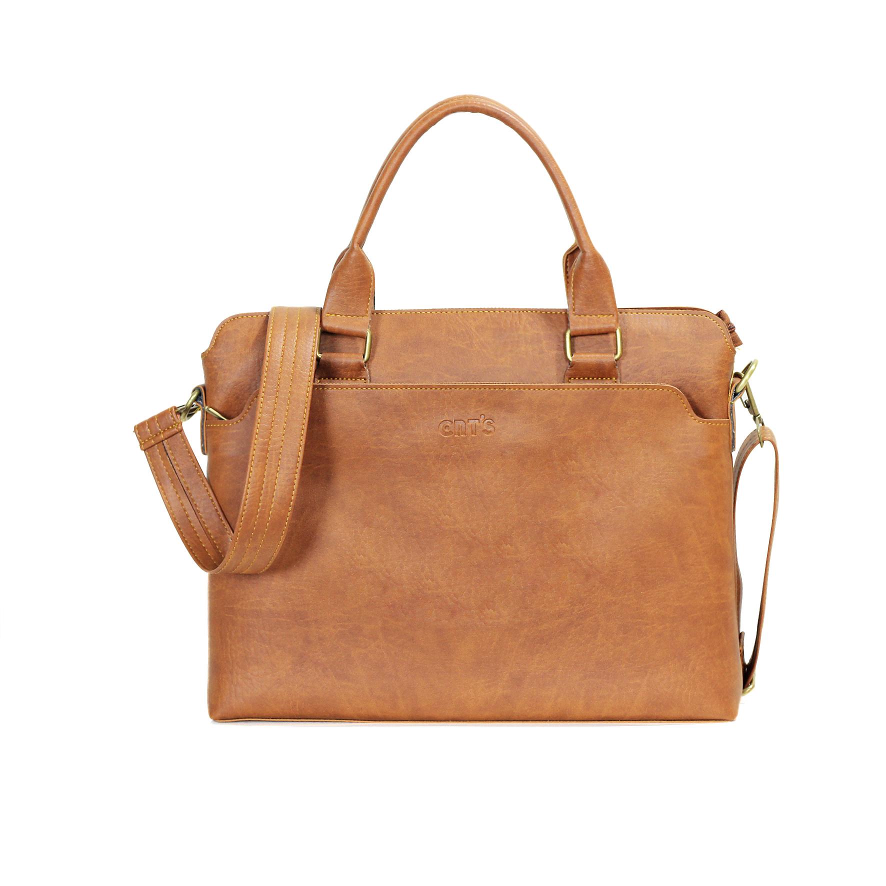 Cặp da công sở Unisex CNT HQ16 thời trang cao cấp