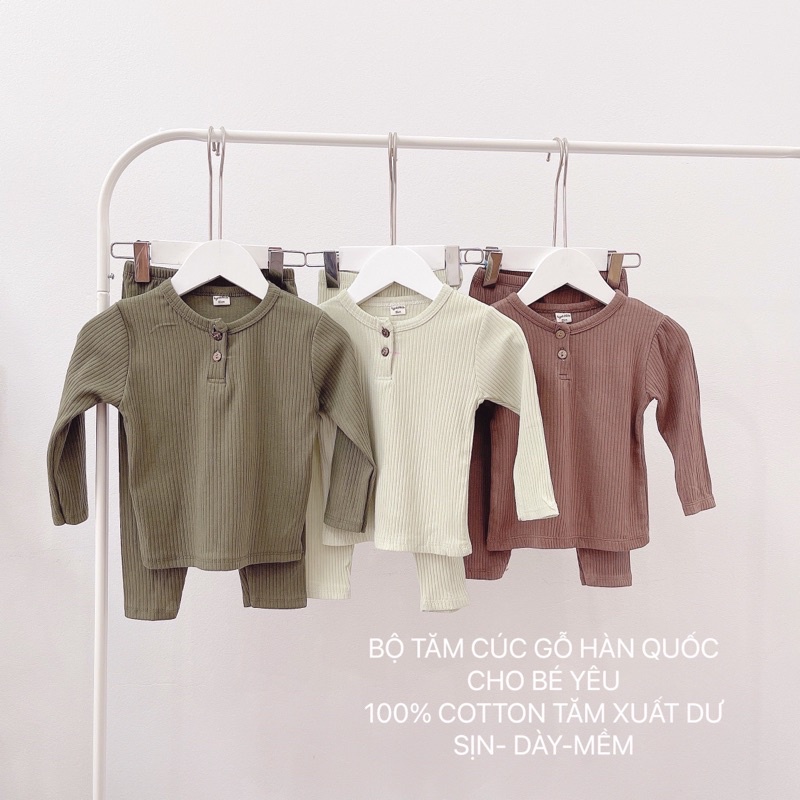 SET 3 BỘ TĂM CÚC GỖ CHO BÉ