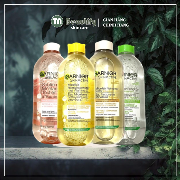 [7 LOẠI] Nước Tẩy Trang Garnier SkinActive 400ml Pháp