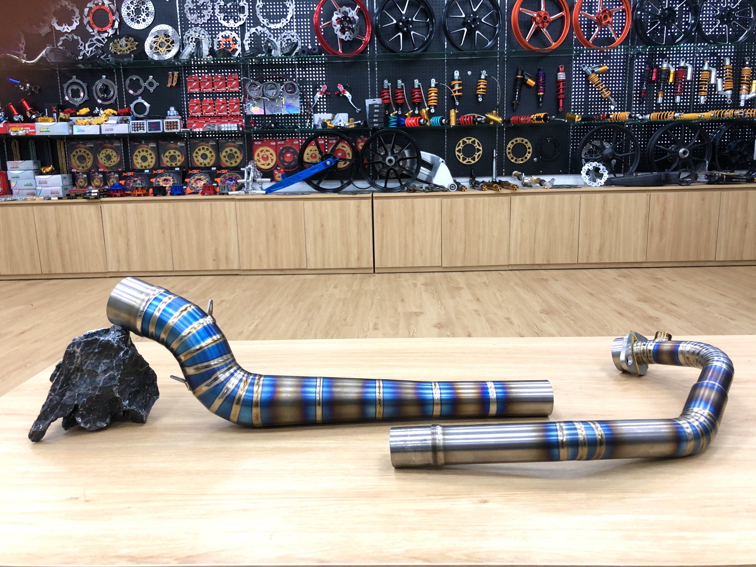 CỔ PÔ RAIDER (TITANIUM) TĂNG 2 KHÚC
