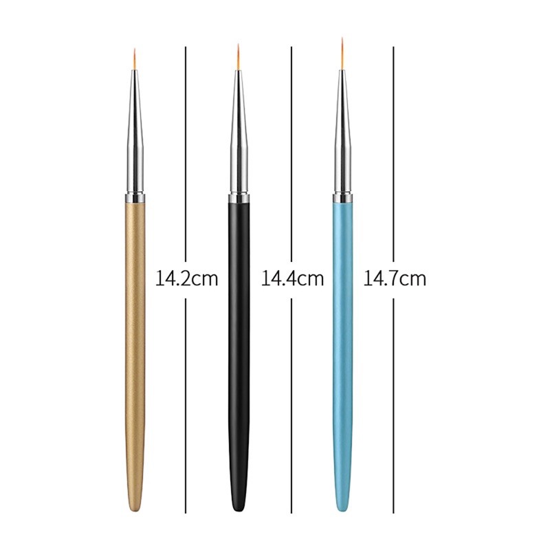 cọ nét 3 cây 3 size