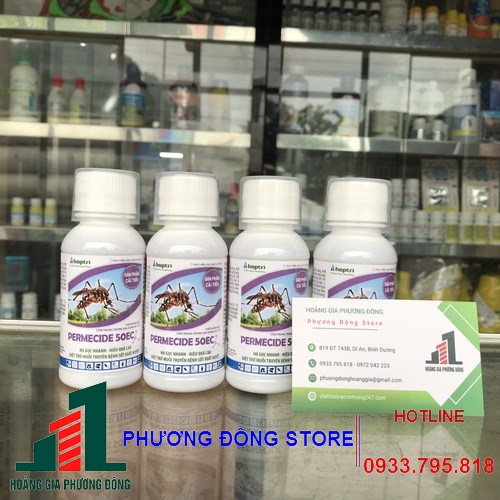 Thuốc diệt muỗi và côn trùng  Permecide 50EC - Chai 100ml