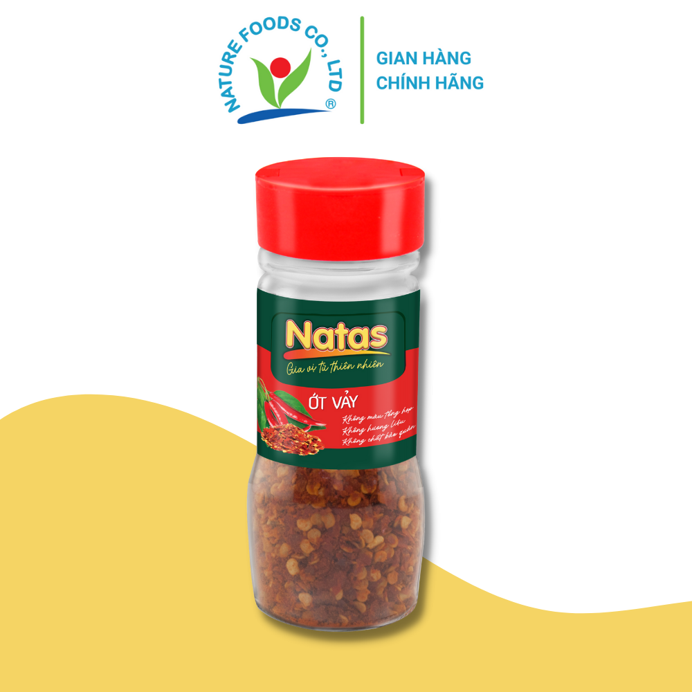 ỚT VẢY NATAS gia vị tiện dụng (hũ 50g)