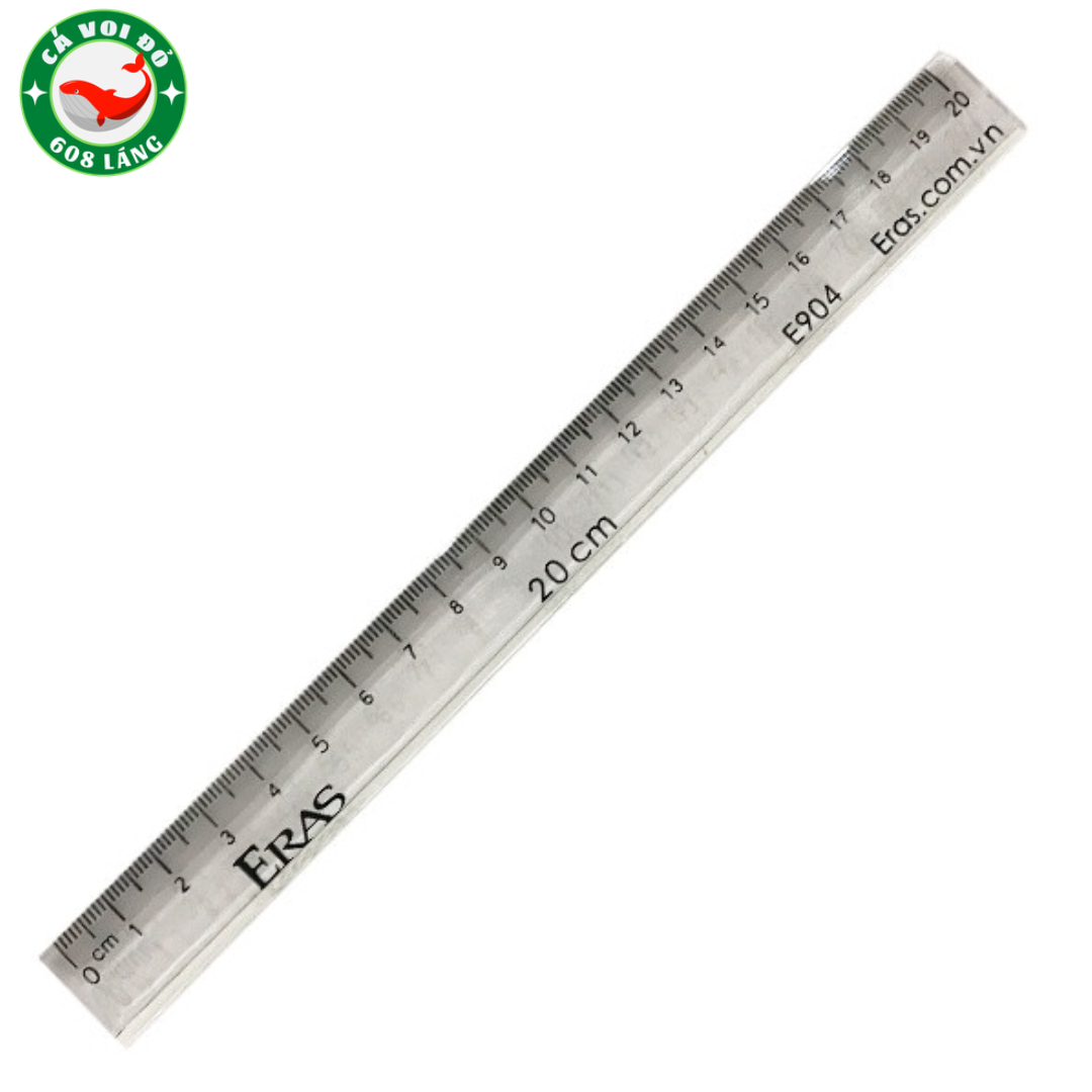Thước kẻ trắng eras e904 20cm