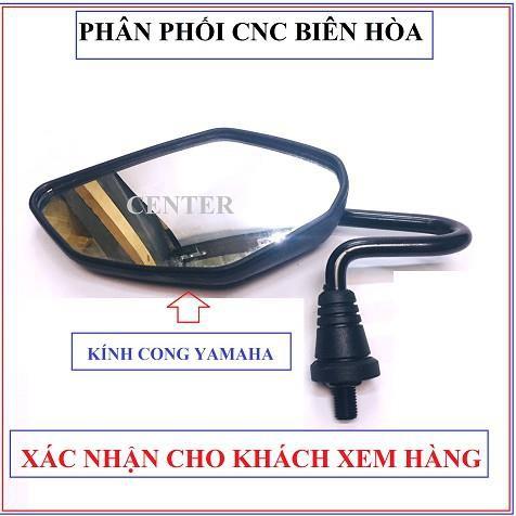 Gương chiếu hậu thể thao uốn cong ngắn gọn bên trái