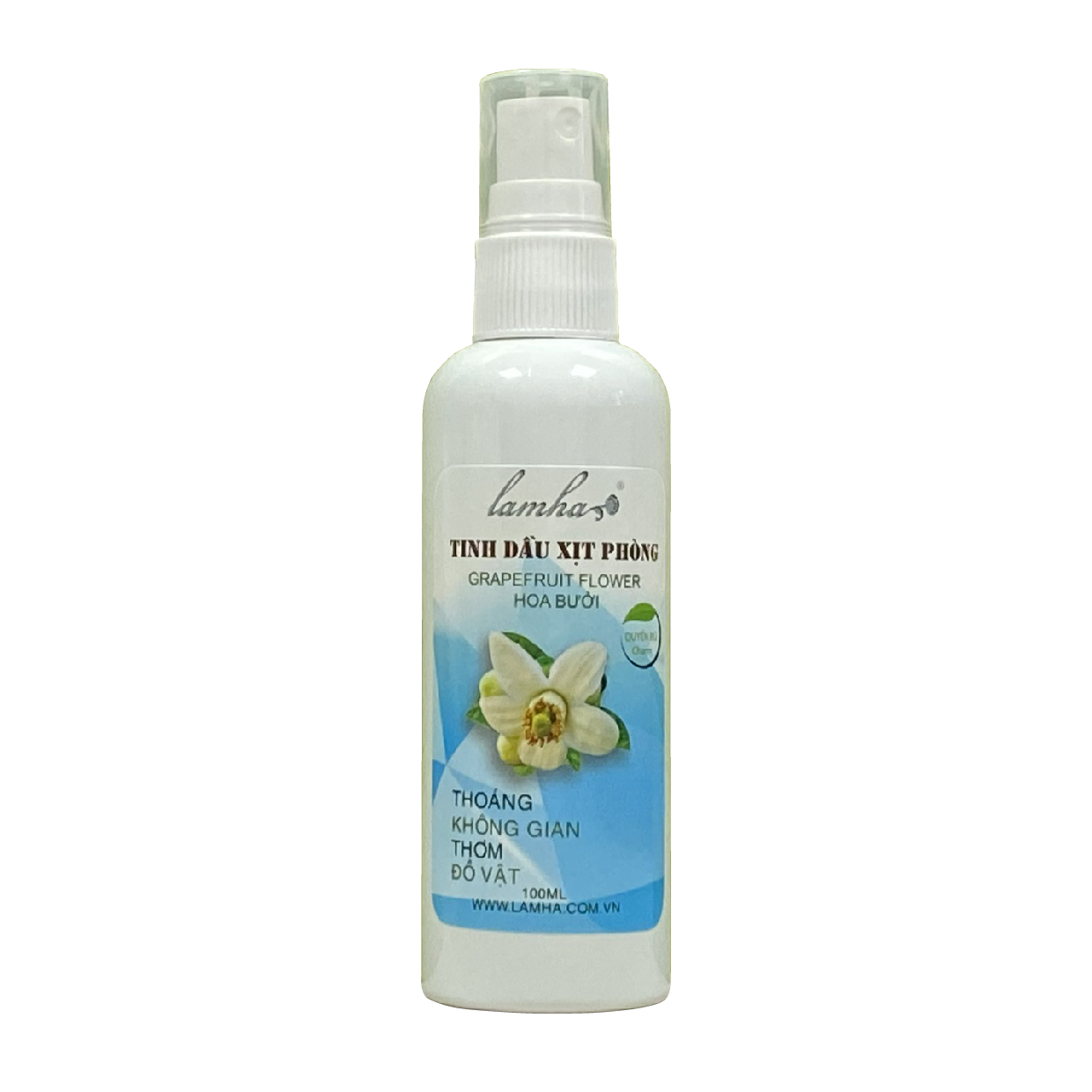 Tinh dầu xịt phòng hoa bưởi lamha 100ml