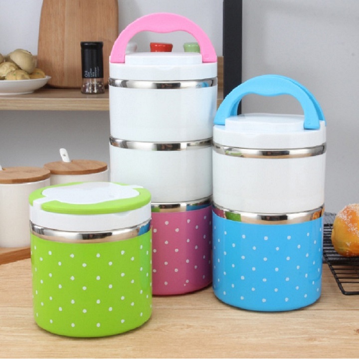 Hộp đựng cơm giữ nhiệt 3 ngăn inox-Cà mên-Camen giữ nhiệt 3 ngăn Cap long, Hộp đựng cơm bằng Inox, Khay dung com van phong , Cà mên đựng cơm, Cặp lồng cơm văn phòng