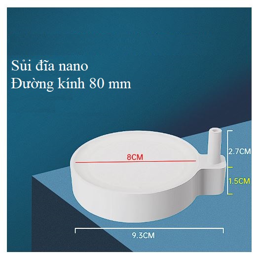 Đĩa sủi oxi nano siêu mịn nhiều kích thước