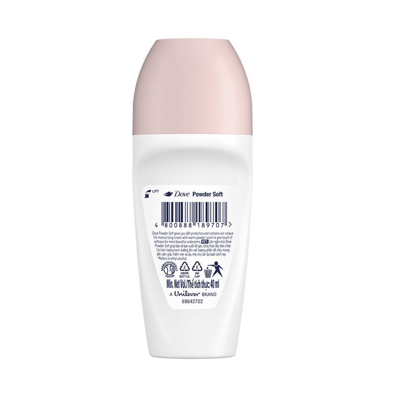 Lăn Khử Mùi Dove Power Soft Hương Phấn 40ml