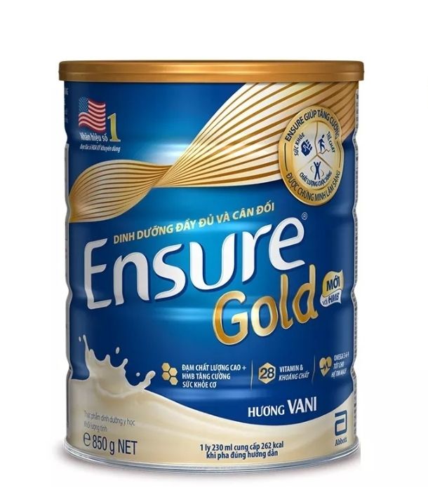 Combo 2lon Ensure Gold hương Vani 850g