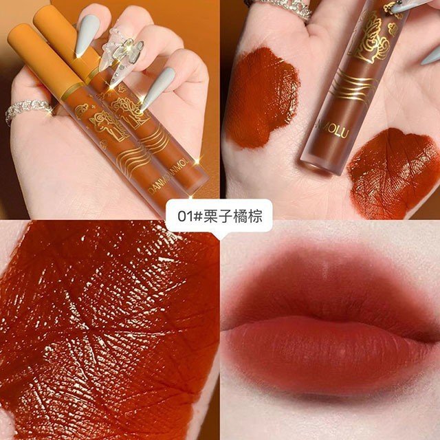 [GIẢM 5% ĐƠN 129K]Sét 4 Son Kem DANMOLU Beauty Mướt Mịn
