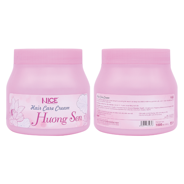 Hấp dầu, ủ tóc tinh chất Hoa Sen Nice 1000ml