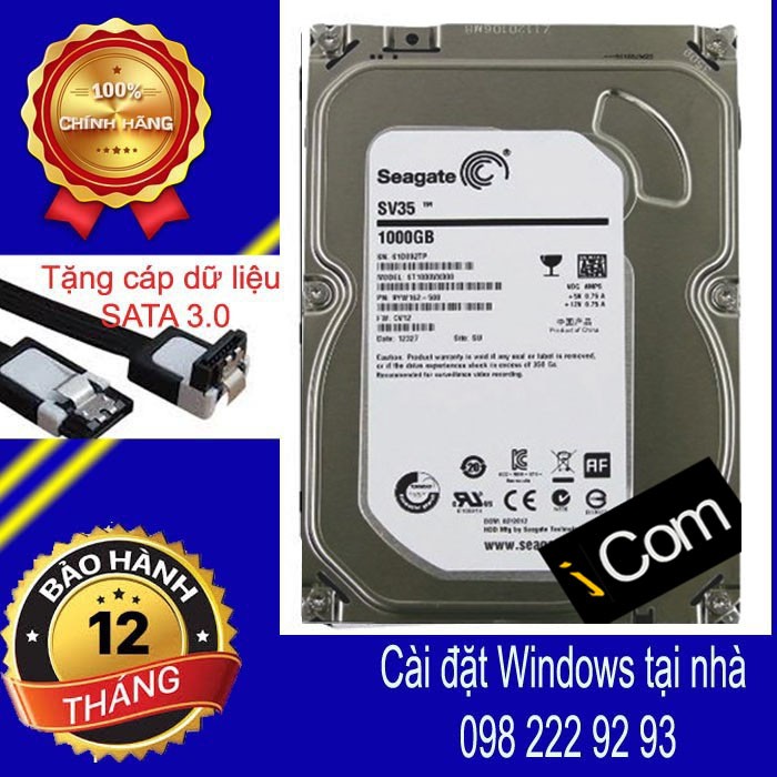 Ổ CỨNG 1TB SEAGATE DESKTOP - HDD 1TB SEA 12 1