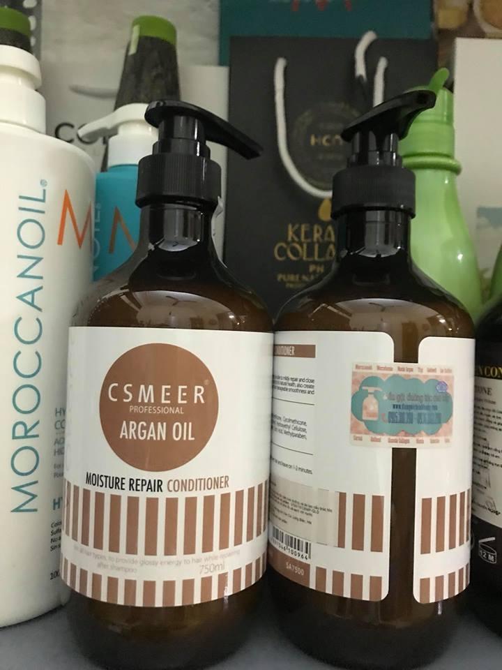 Cặp dầu gội xả csmeer 750ml * 2