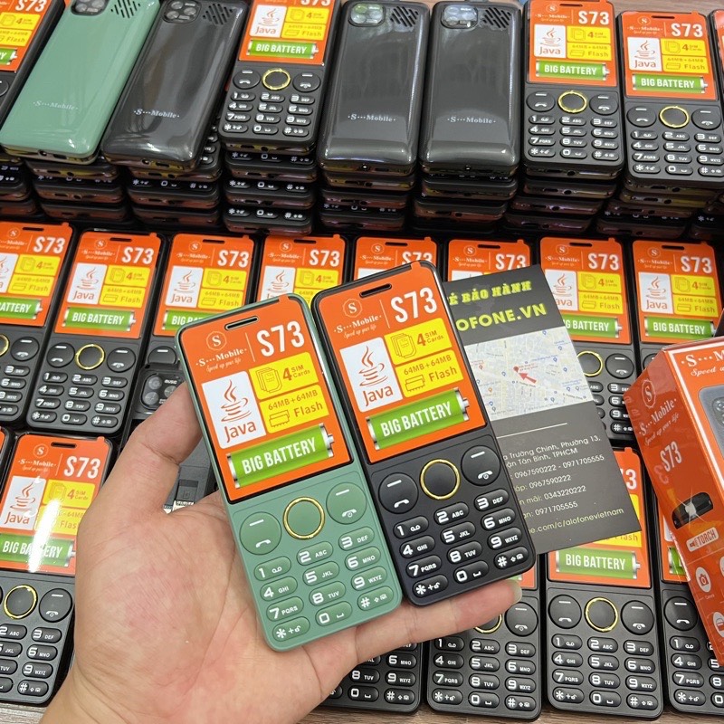 Điện Thoại 4 Sim Loa To Pin Khủng S73