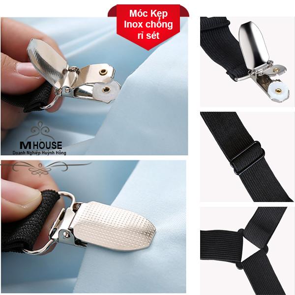 Bộ Kẹp Chống Xê Dịch Drap Trải Giường Phụ Kiện Nệm Ga Giường Ngủ