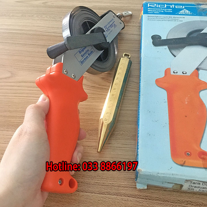 Thước đo bồn xăng dầu cao cấp Đức Richter 15 m