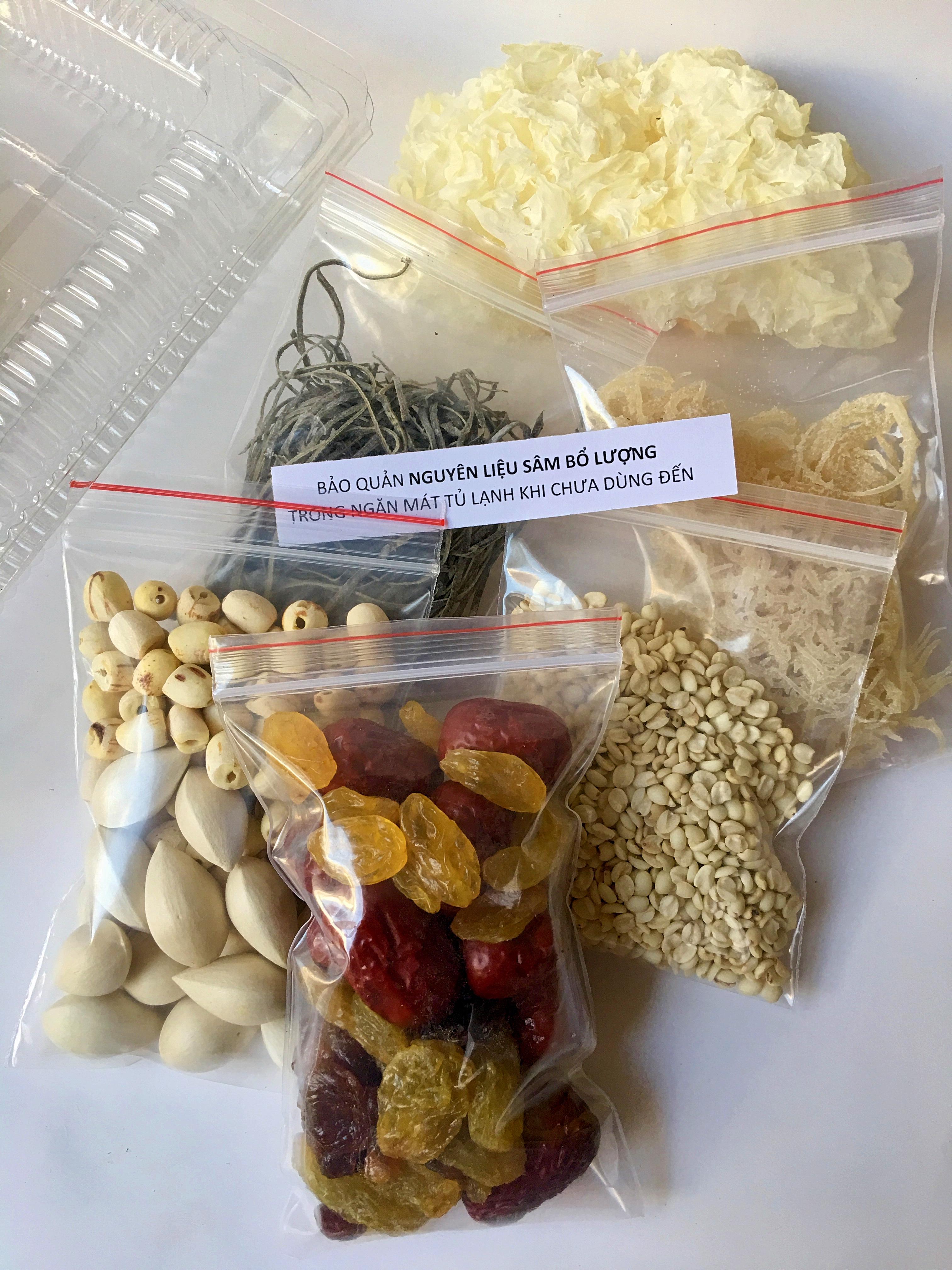 Nguyên liệu chè Sâm Bổ Lượng - set 20 ly