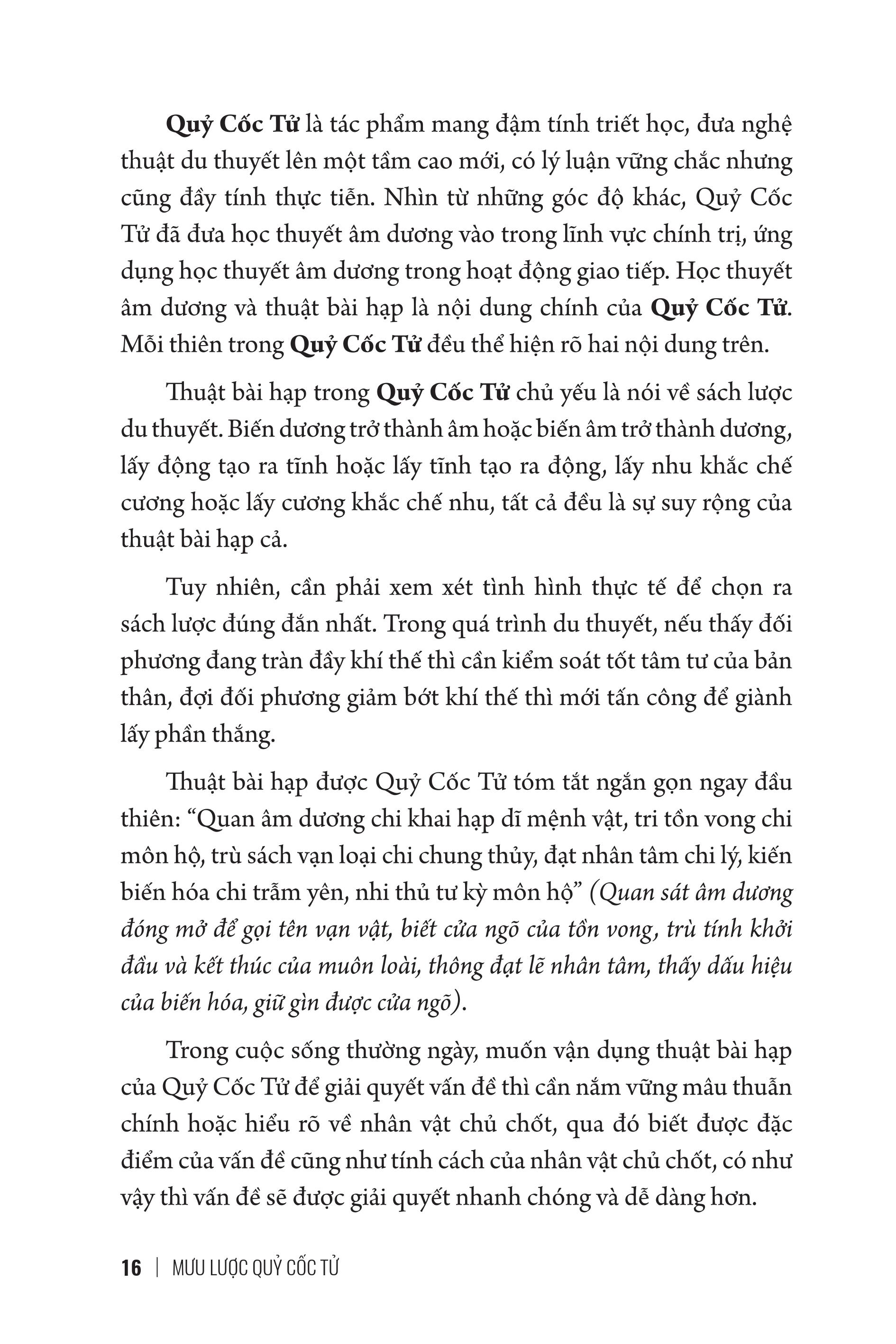 Mưu Lược Trung Hoa - Phần 1. MƯU LƯỢC QUỶ CỐC TỬ