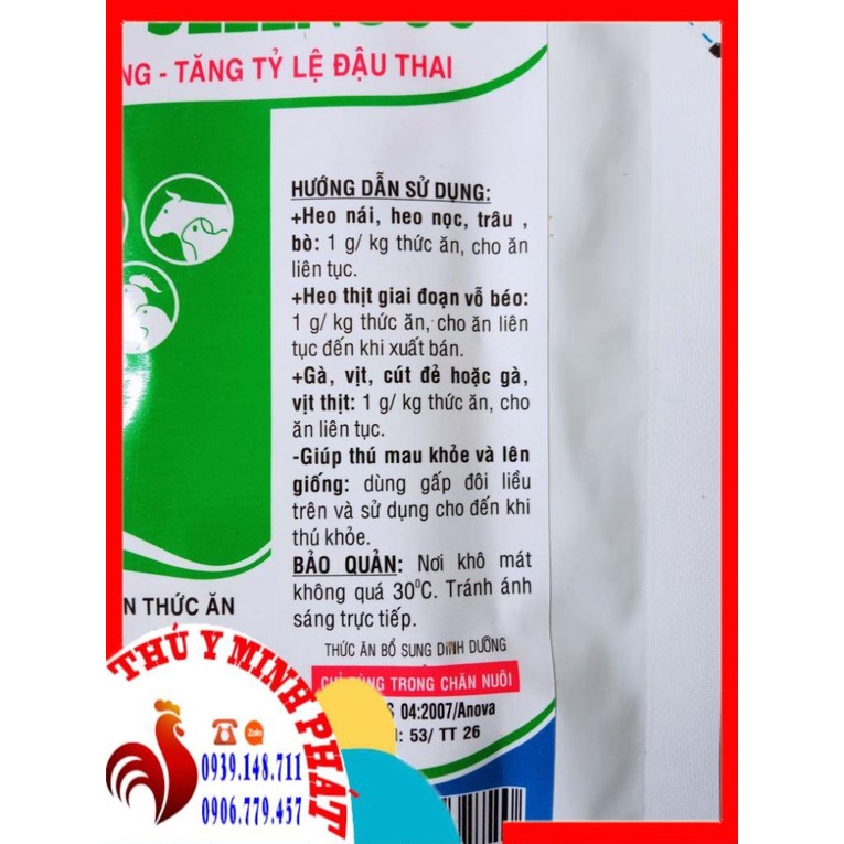 NOVA E SELEN 500 gói 100g MAU LÊN GIỐNG