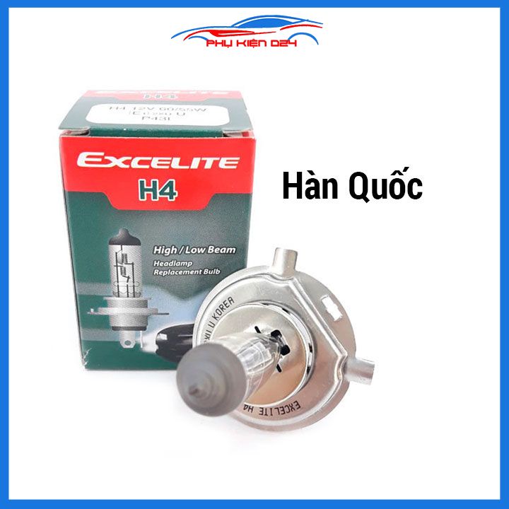 Bóng đèn pha halogen H4 12V 60/55W cho ô tô