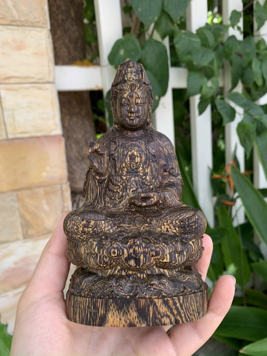 Cặp ngựa đá hoa cương đen để bàn - Cao 18 cm