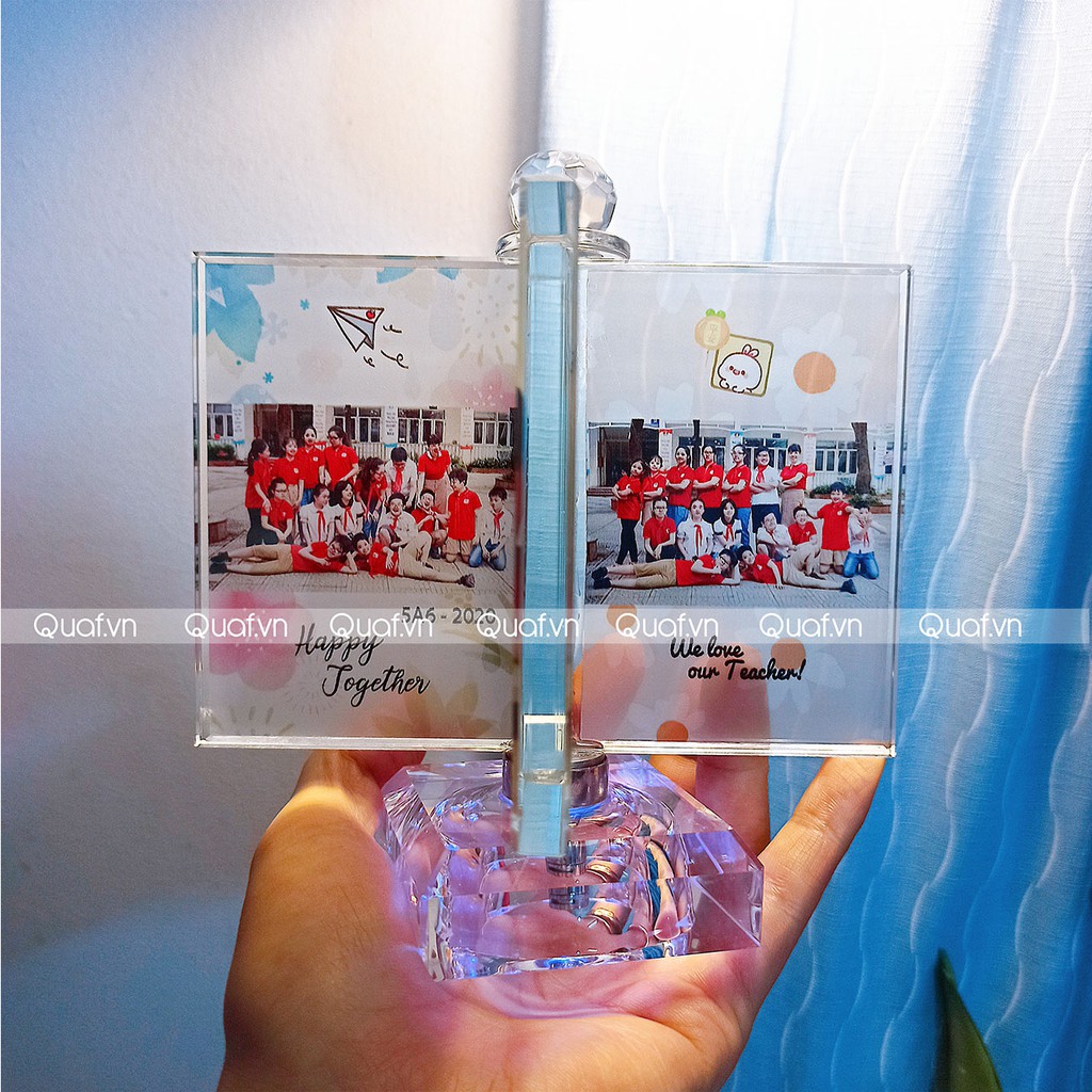 Giấy In UV, Phim In Pha Lê, size A4, Màng Mờ (Đục)