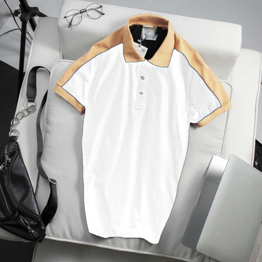 Áo thun nam vải cá sấu phối màu ABS9912 ( PONIVALAZA SHOP) Chất vải co giản tốt mịn mát và thấm hút mồ hôi tốt