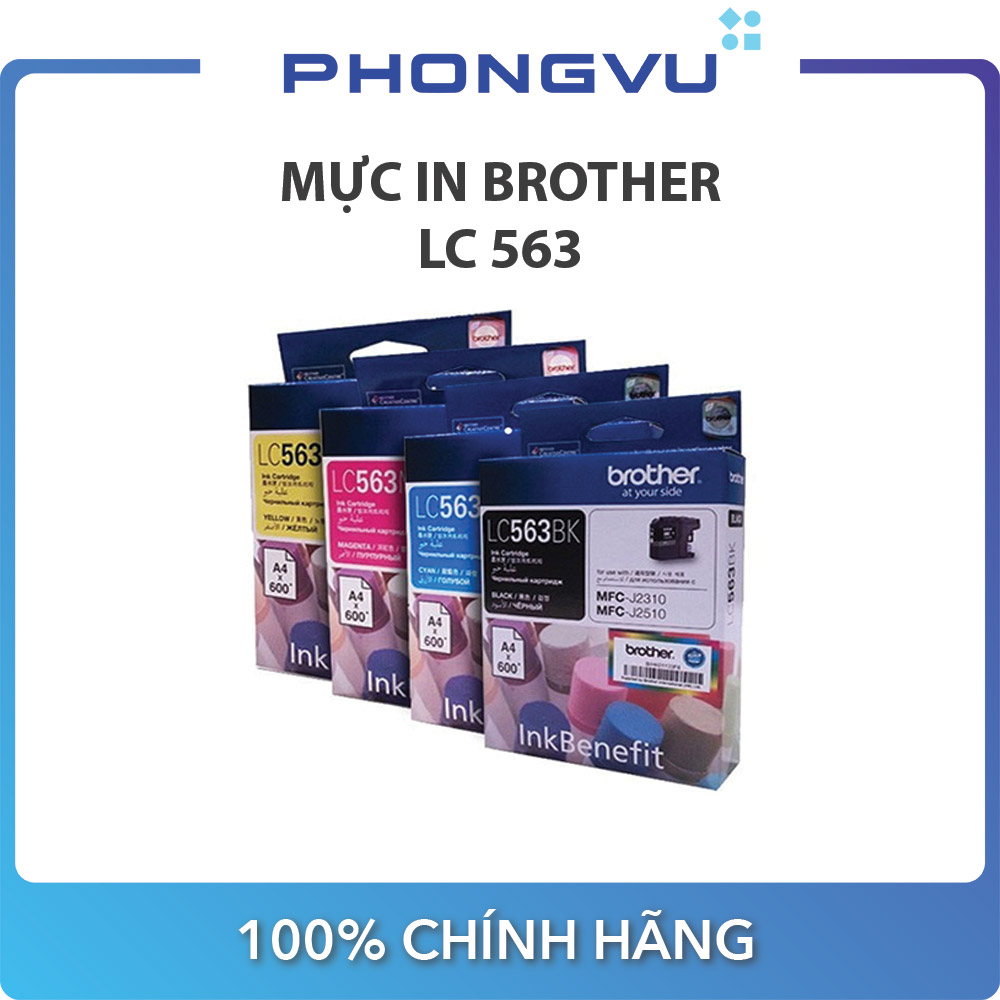 Mực in brother lc 563