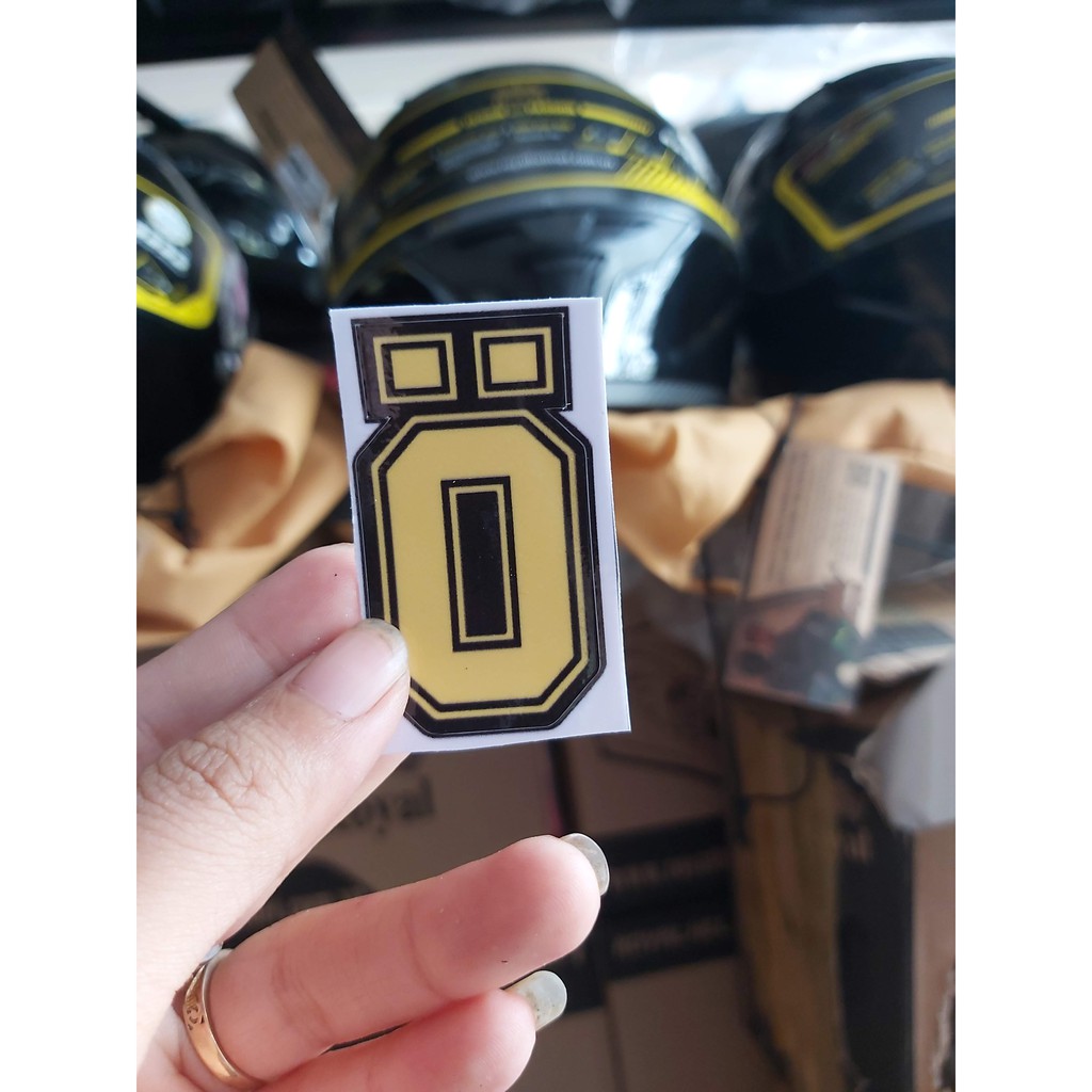 Combo 2 Tem Sticker Ohlins Nhỏ Dán Xe Giá Rẻ