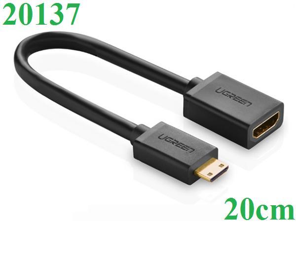 Cáp chuyển đổi mini hdmi to hdmi ugreen ug-20137