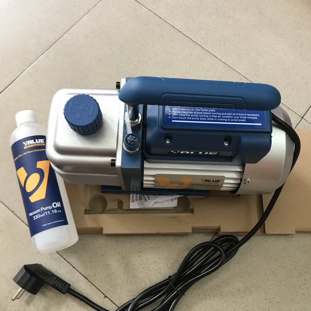 MÁY HÚT CHÂN KHÔNG ĐIỀU HÒA MÁY LẠNH VALUE 3.0 CFM (MODEL: VE125N)