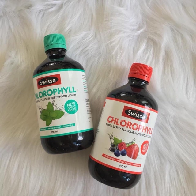 (Mẫu mới) - Nước diệp lục Úc Swisse Chlorophyll 500ml