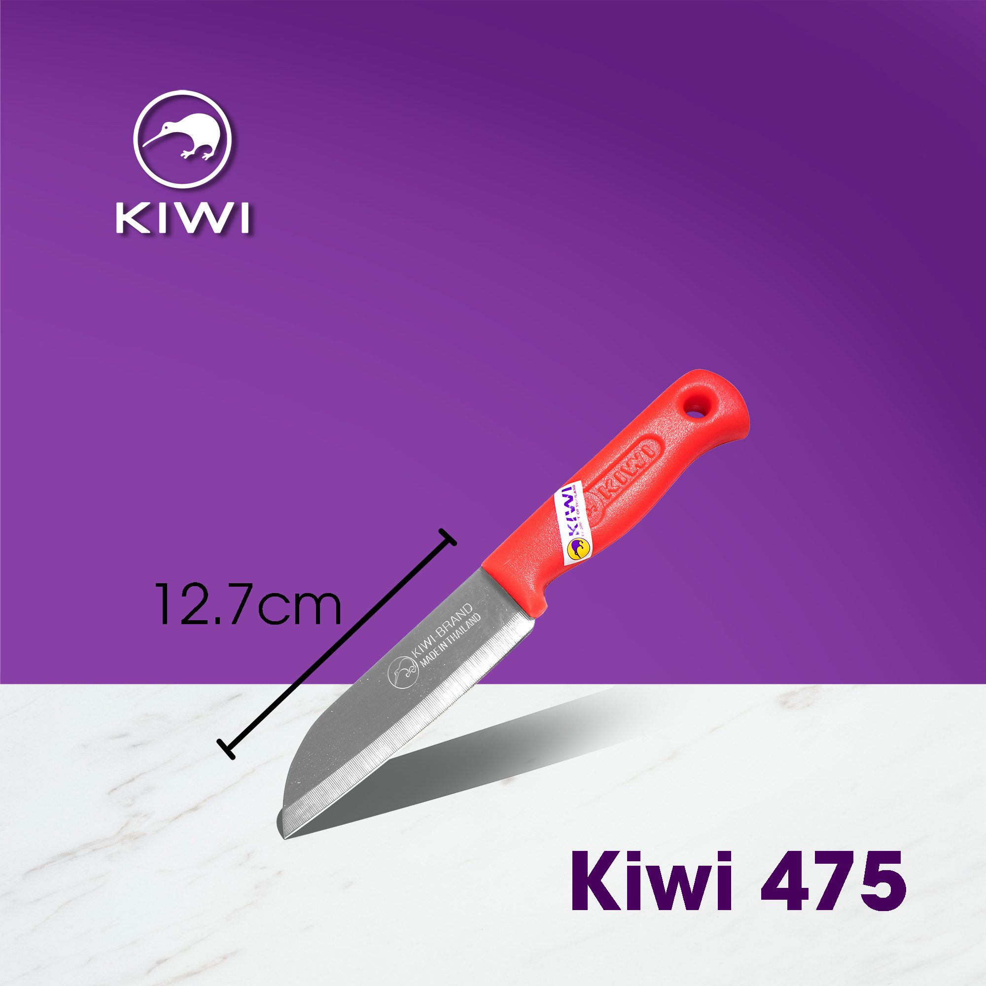 Dao nhà bếp Java 5" cán nhựa nhỏ Kiwi Thai Lan - R475