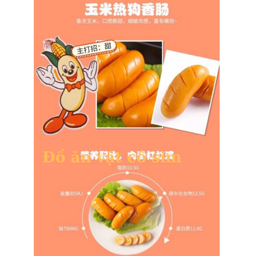 XÚC XÍCH NGÔ ĂN LIỀN THƠM NGON