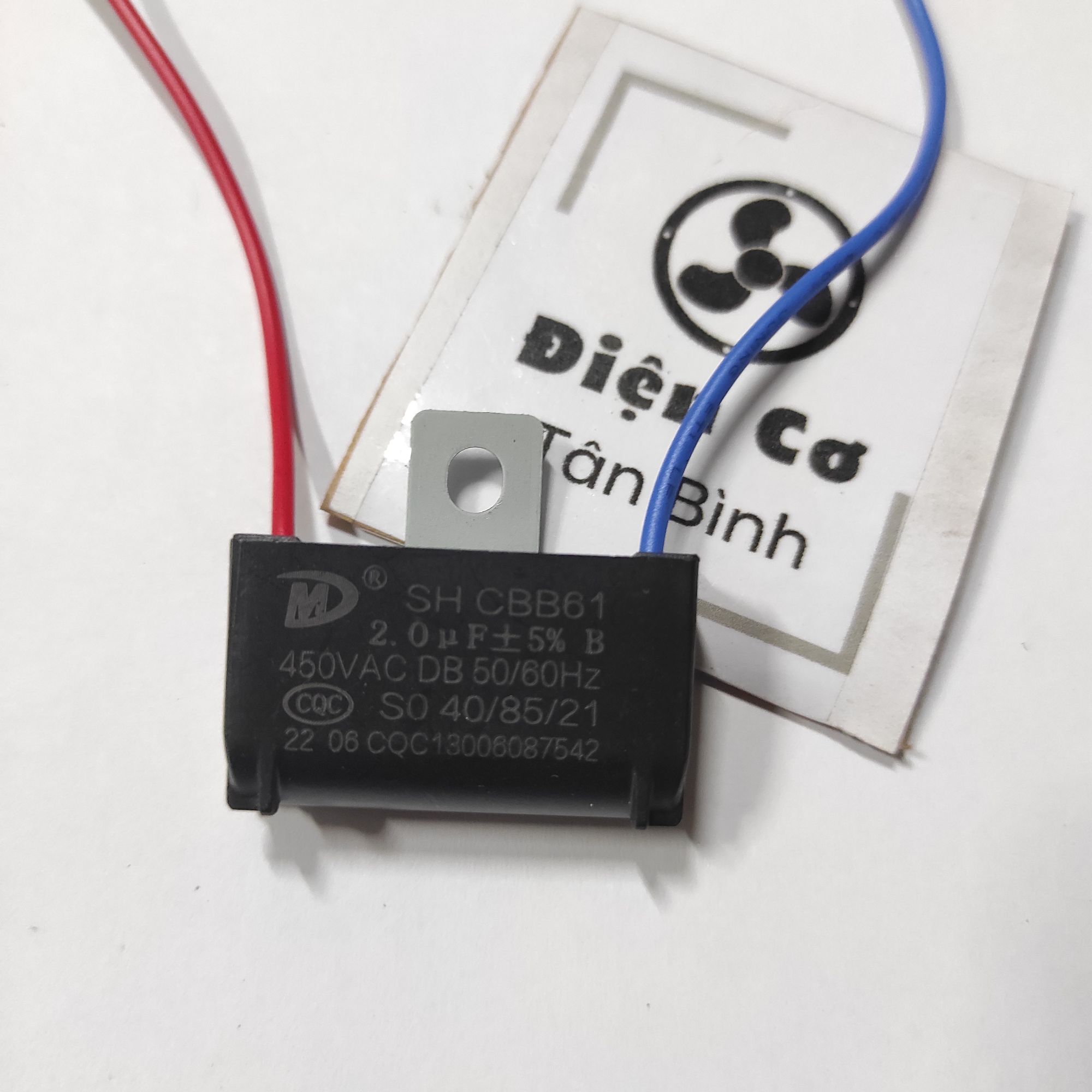 Combo 2 cái tụ điện 2uf 400v dùng cho quạt