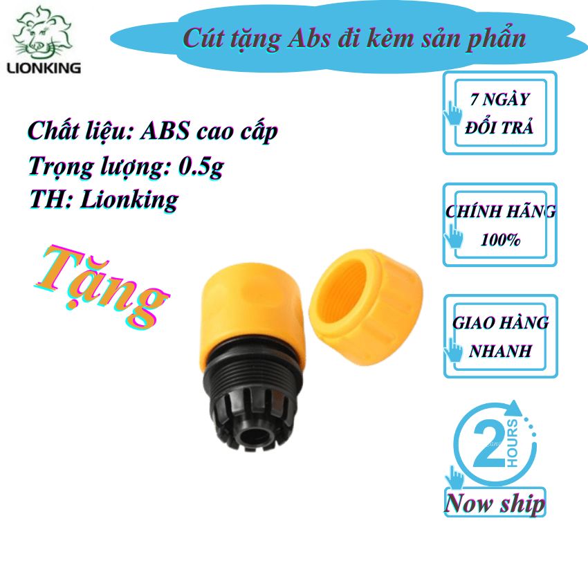 Vòi xịt rửa xe tăng áp đa năng tặng 01 cút nối nhanh