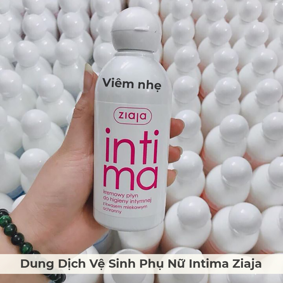 Dung Dịch Vệ Sinh Phụ Nữ Intima ziaja Ba Lan Màu Hồng
