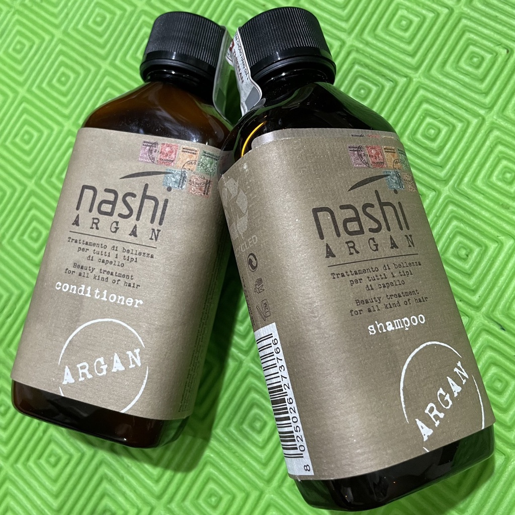 Dầu gội xả phục hồi tóc Nashi Argan 200mlx2