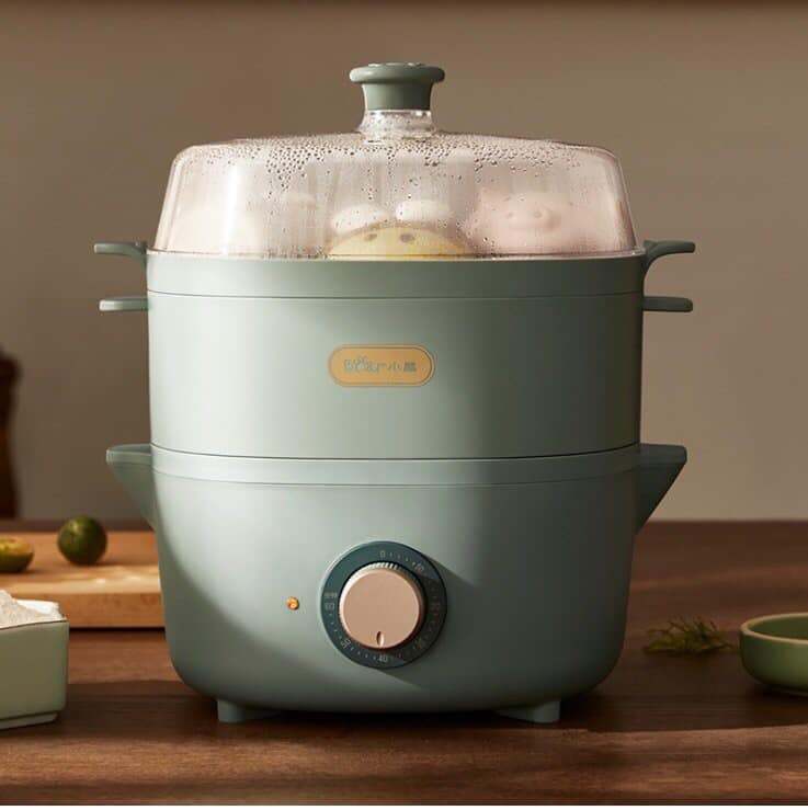 Nồi hấp 02 tầng Bear 4L