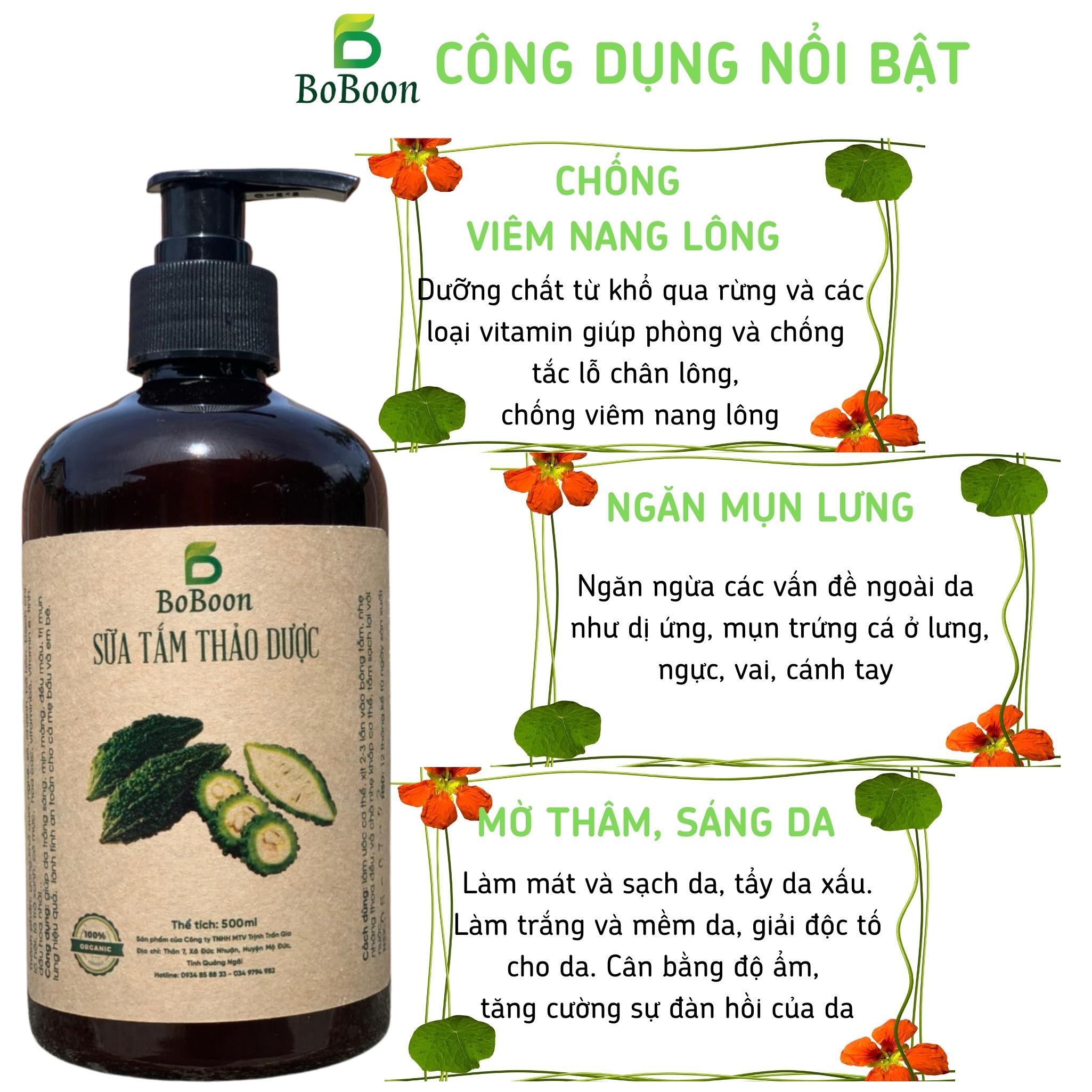 [MẪU THỬ] Sữa tắm thảo dược Boboon 30ml