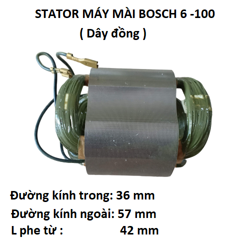 Stator, cuộn điện lắp máy mài 6 - 100 - Sa mài 6-100