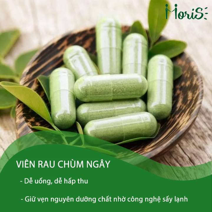 Viên Rau Chùm Ngây Moris 120v (Viên Nang Chùm Ngây Moris)