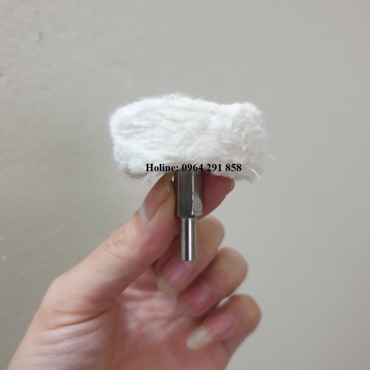 đầu phớt lông cừu đánh bóng xe - Đầu đánh bóng trang sức resin bằng bằng bông vải mềm