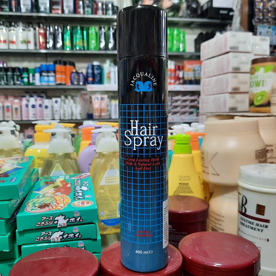 keo xịt tóc jacqualine hair spray extra control 400ml